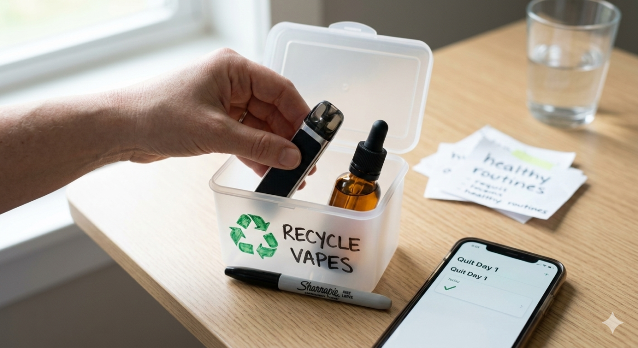 how to stop vaping​